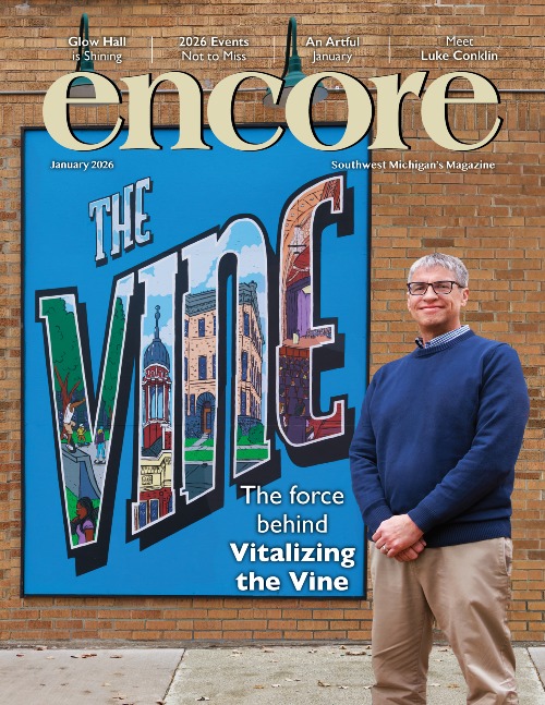 EncoreMagazine_'s tweet image. January Encore is Here!! Vitalizing the Vine; Five local events not to miss in 2026; Meet Luke Conklin; Glow Hall, offers music, community and potential.

#encorekalamazoo #newissue #january  #local #vineneighborhood #kalamazoo #community #arts #events
