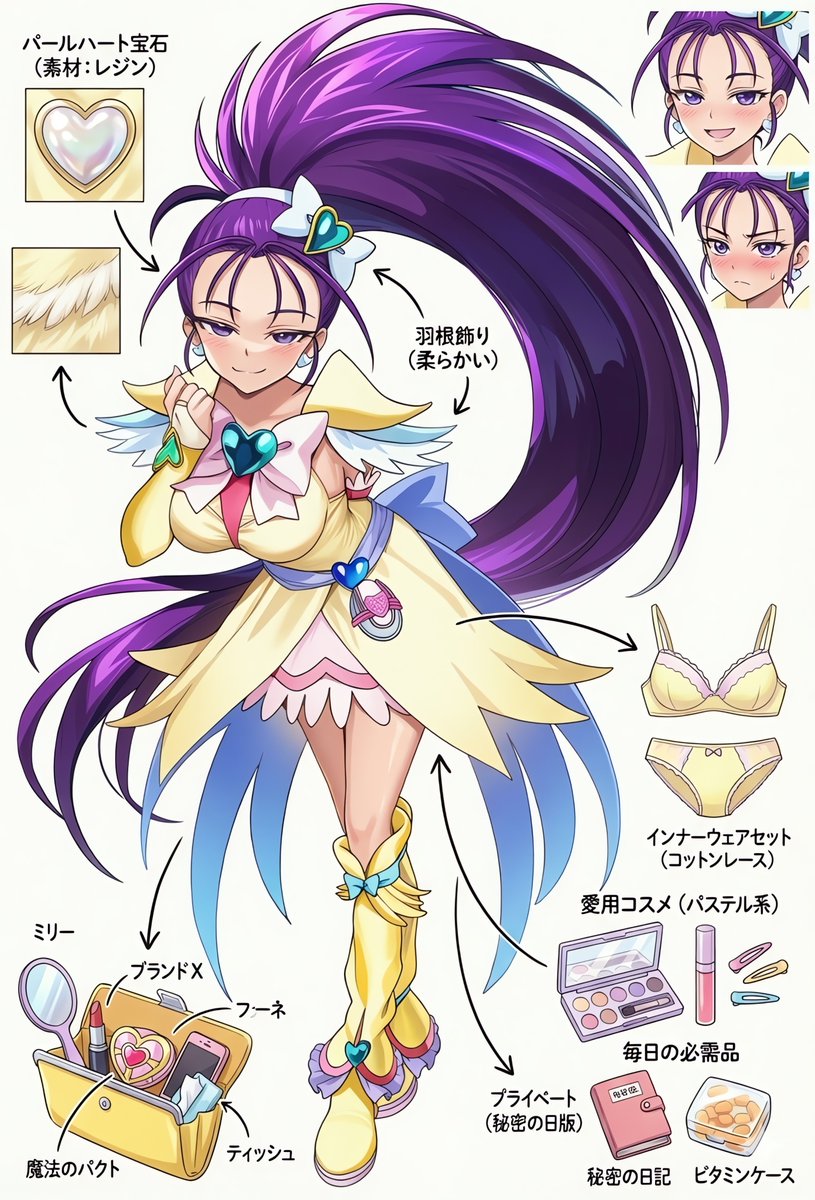 リクエストありがとうございました🕊️🌬️
今日のコーディネート
キュアイーグレット