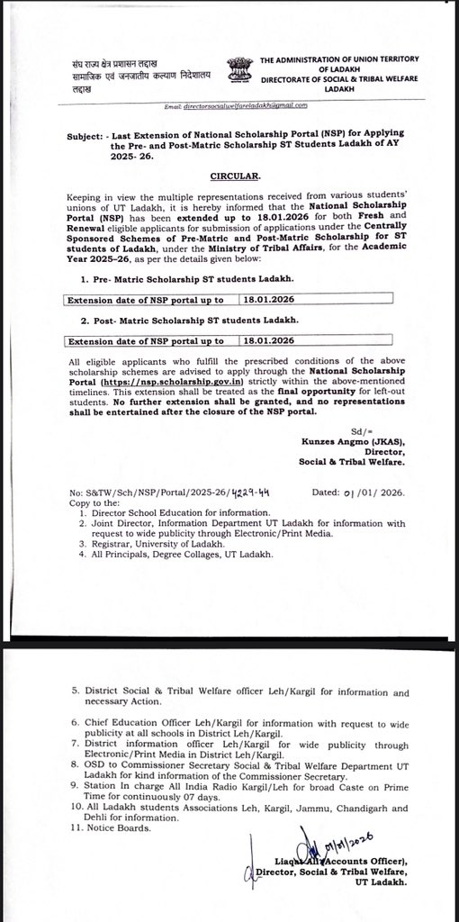 All Ladakh Students Welfare Association Jammu tweet media