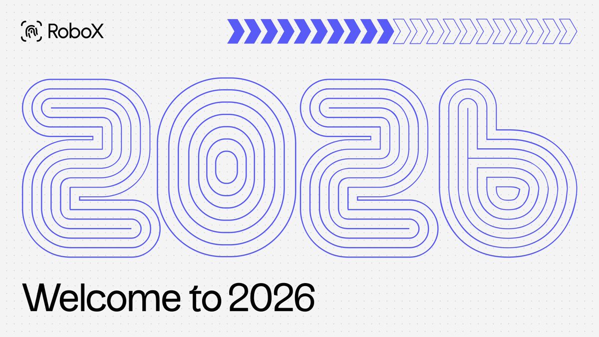 Starting 2026 with one mission. Make data for robotics as accessible as possible.

Thank you to the partners and community building with RoboX.

Excited to see what we’ll achieve together this year 🔜