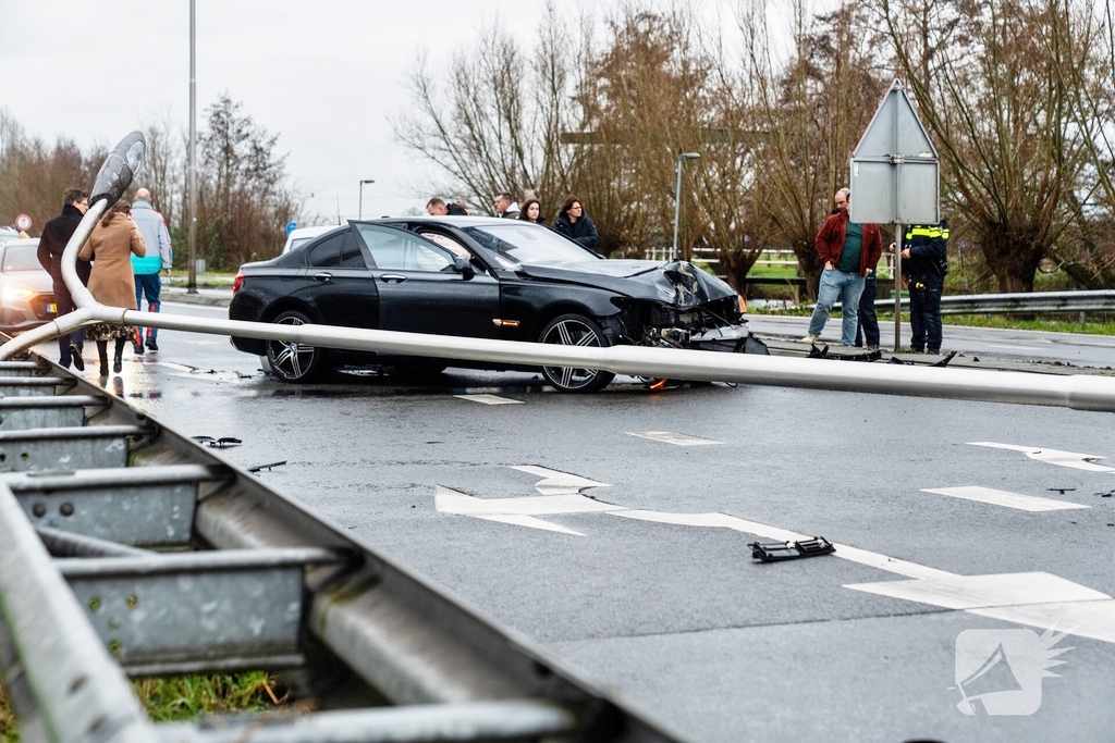 Aanrijding met aanhouding op de Schoonhovenseweg, Gouda