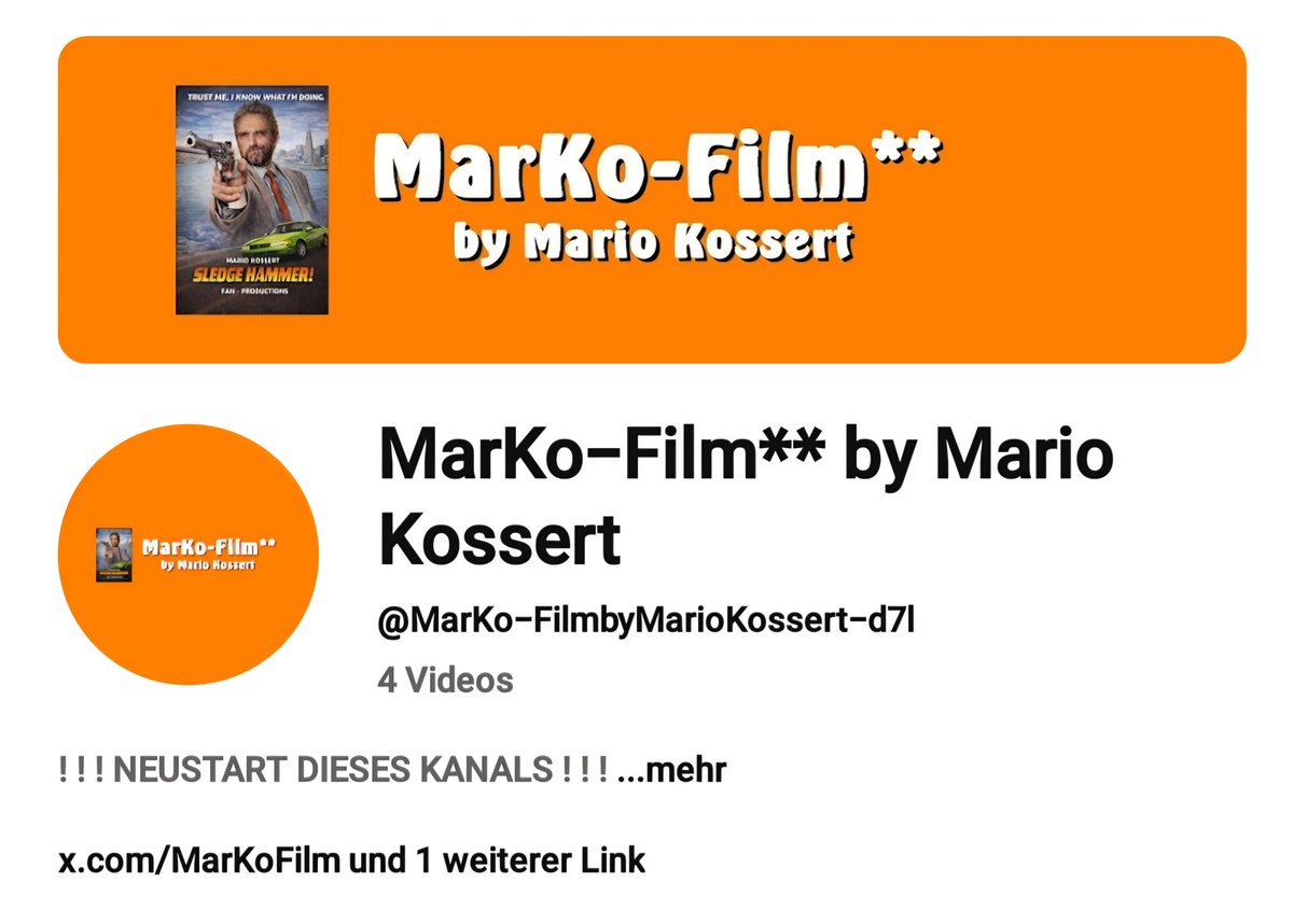 MarKoFilm's tweet photo. ! ! ! NEUSTART ! ! !
https://t.co/egQJxAnZBh https://t.co/WAbj0FjPxv