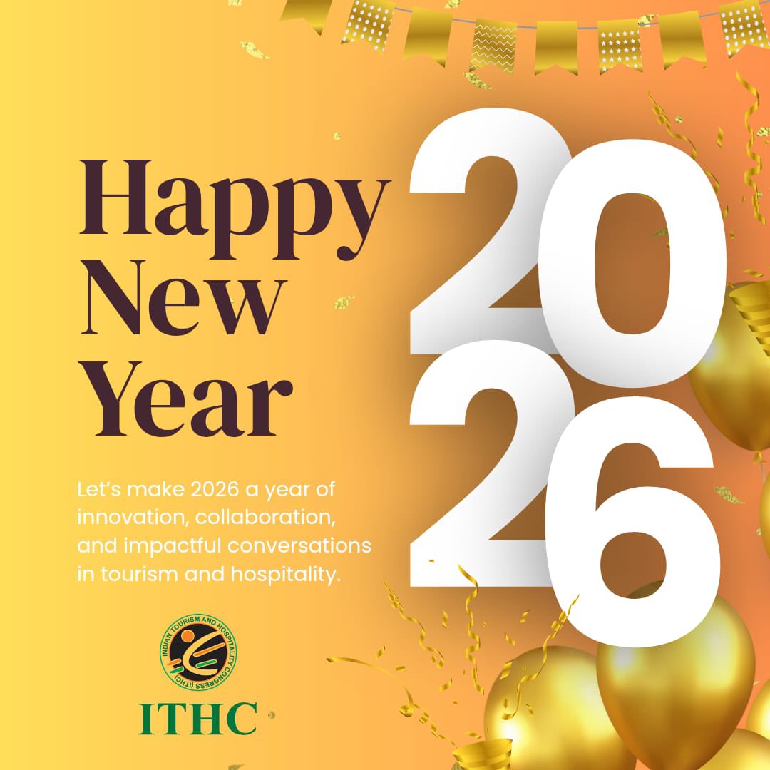 ✨ 2026 begins with purpose ✨
New year, fresh ideas, stronger research, and smarter tourism. 
As we step into 2026, let’s continue exploring tourism that respects culture, empowers communities, and protects our planet.
Happy New Year from ITHC! 🎉
#ITHC #ITHC2026