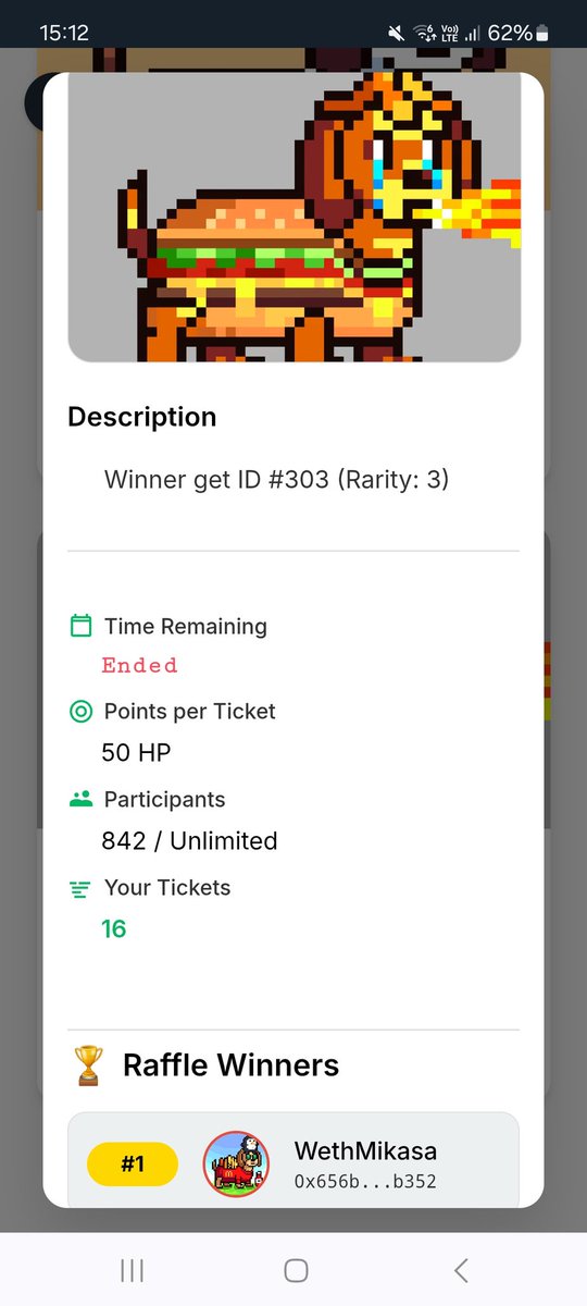 First day of the New Year 🥂
First win on <a href="/AbstractChain/">Abstract</a> ✳️

Just landed 1 <a href="/AbstractHotDogs/">HotDogs 🌭</a> in my AGW from the raffle on the portal 🌭🍀

2026 starts with a banger 👀