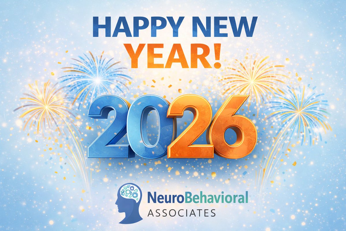 NBATests's tweet photo. ✨ Happy New Year! ✨

 As we welcome 2026, we’re grateful for the families who trust us and the opportunity to support their loved ones through every step of their journey.
 Wishing you a year filled with growth, hope, and new possibilities. 💙

— NeuroBehavioral Associates https://t.co/YuCIE9e1Gy