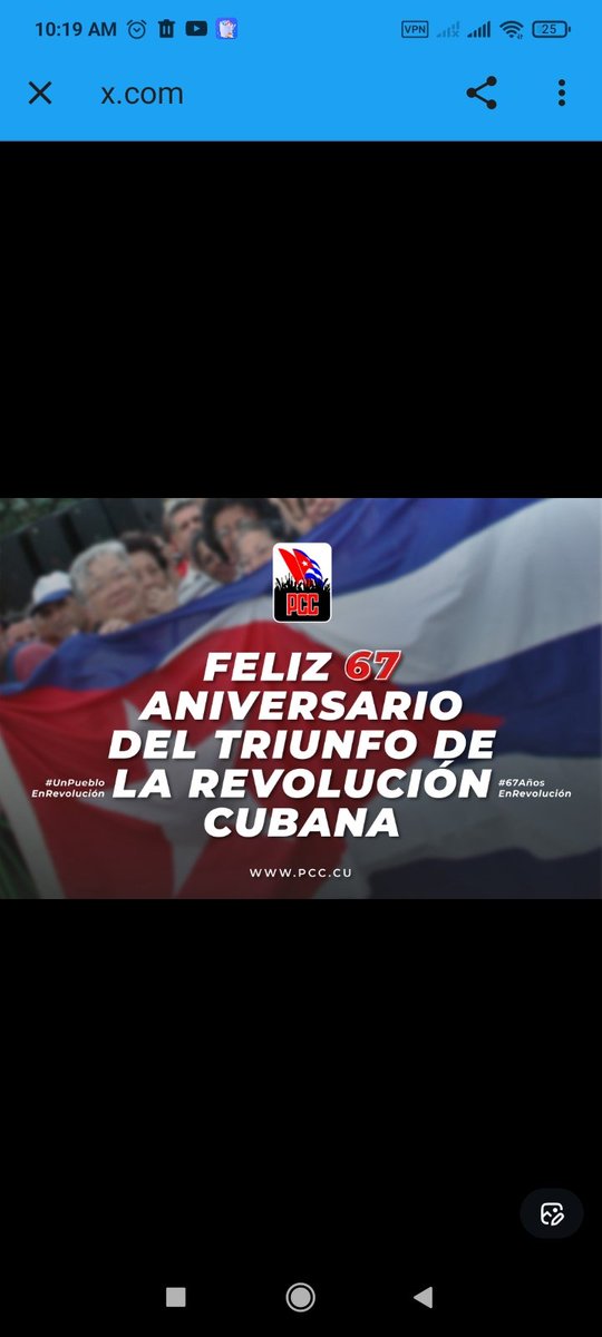 Felicidades Cubanos . <a href="/CdiLimon/">CDI el Limon</a> .<a href="/cubacooperaven/">Brigada Médica Cubana en Venezuela</a>.<a href="/DiazCanelB/">Miguel Díaz-Canel Bermúdez</a> .#Cub