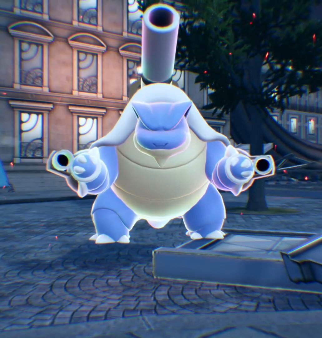 Mega Blastoise why are you trying not to laugh