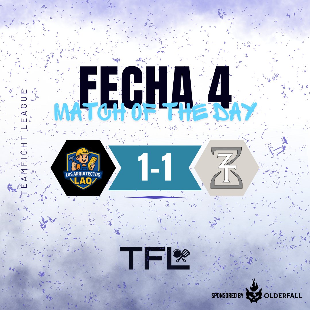 🗓️ Resumen Semanal
La Semana 2 de la TFL mantuvo la paridad y dejó series muy ajustadas en los enfrentamientos transmitidos

En el Match of the Day de la Fecha 3, Los Capos y TFTras igualaron la serie 1–1, con Los Capos sumando 40 puntos frente a los 32 de TFTras en un cruce