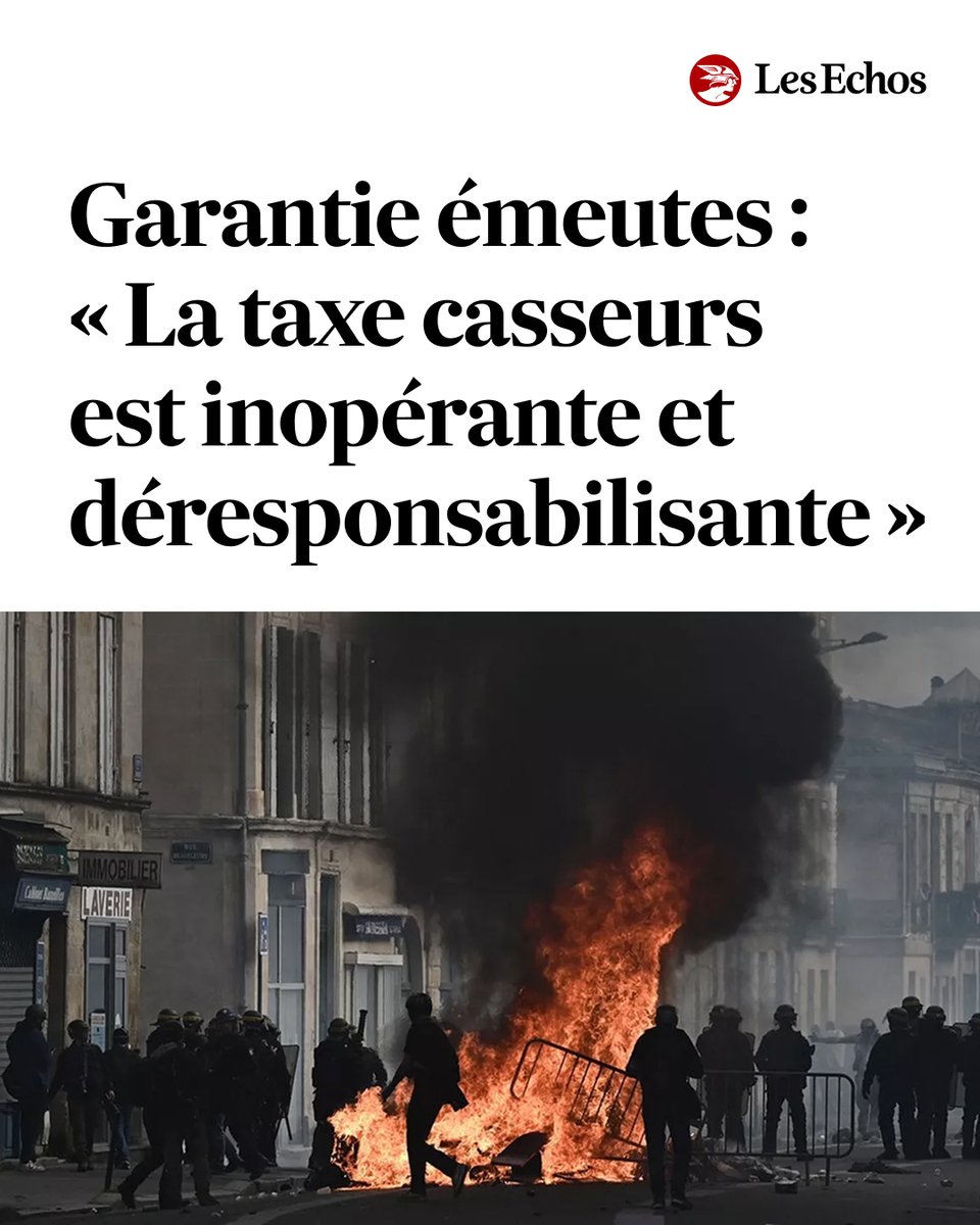 LesEchos's tweet image. 💶 TRIBUNE. "La taxe casseurs sera payée, in fine, par les ménages." ➡️ trib.al/VFVmJ68