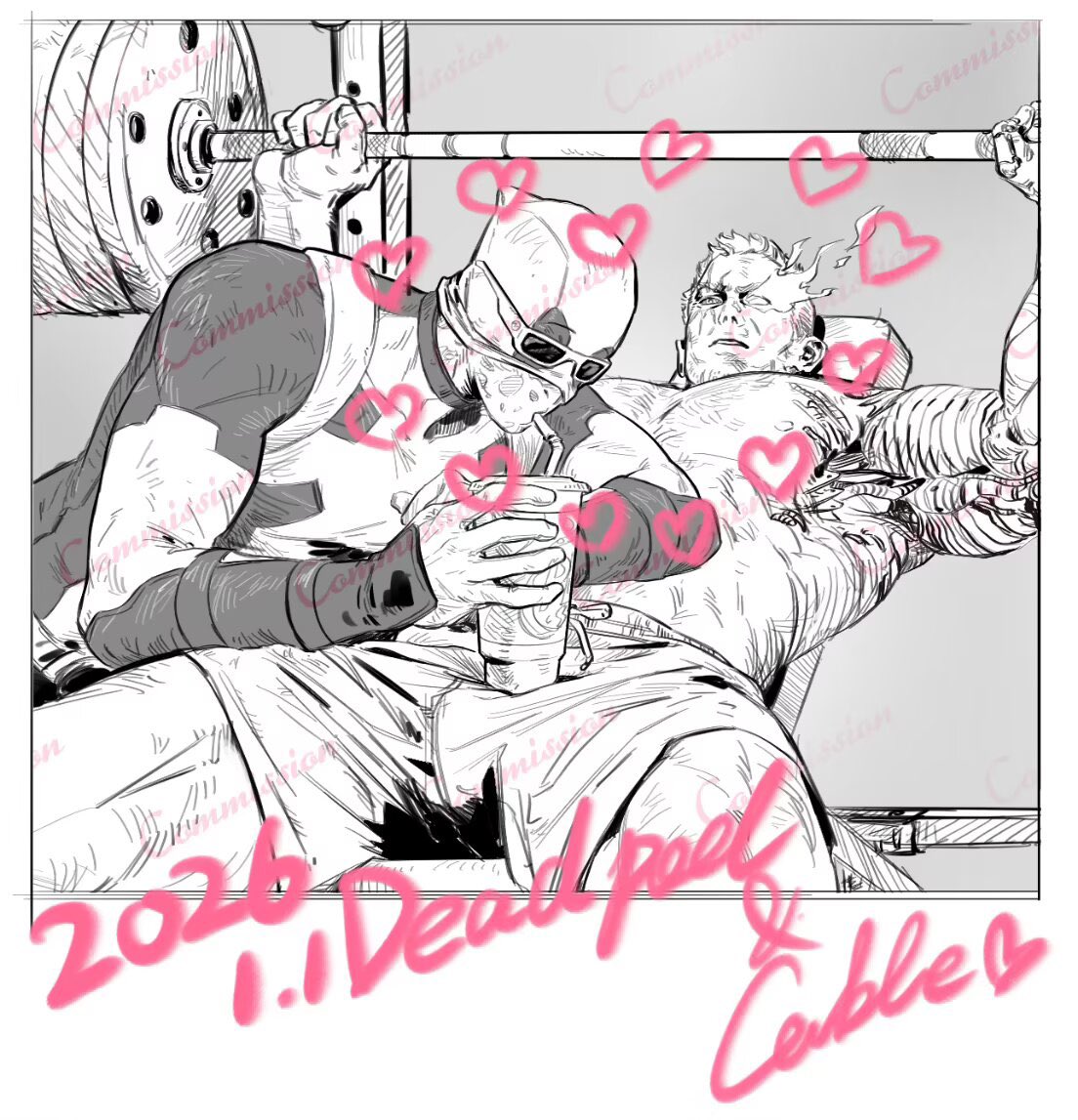 Asaki_r's tweet image. Happy new year♪
#cablepool 
#Commision