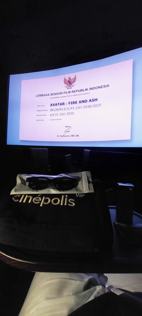 1/365 di 2026 🥳🥳

9,8/10, visual filmnya keren. Ditambah nonton nya di studio yg 3D dan kursi nya nyaman banget karena bisa diatur sampai rebahan 🩵