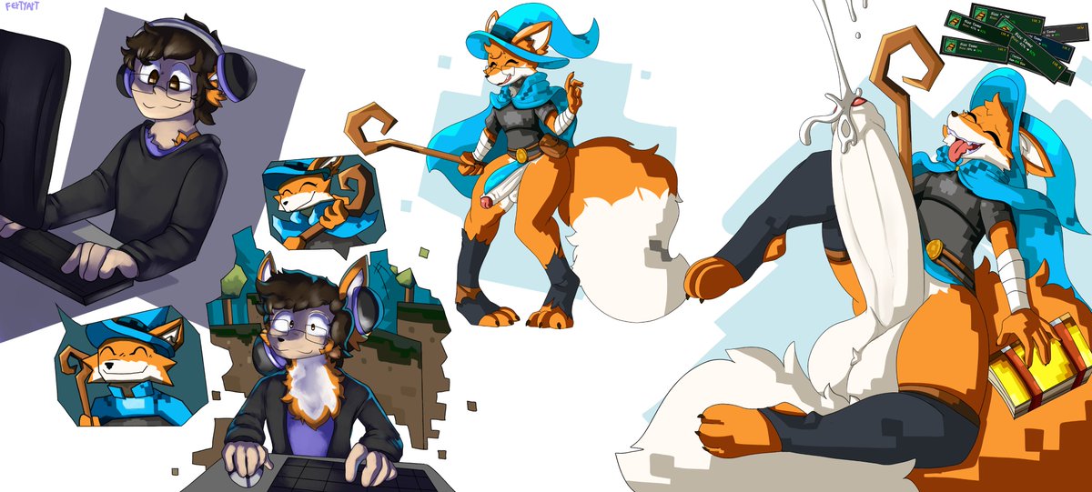 Upgrades people, upgrades!!

#megabonk comission fooor <a href="/MacDaRacc/">macdaracc</a>!! 
#TFeveryday #furryartwork