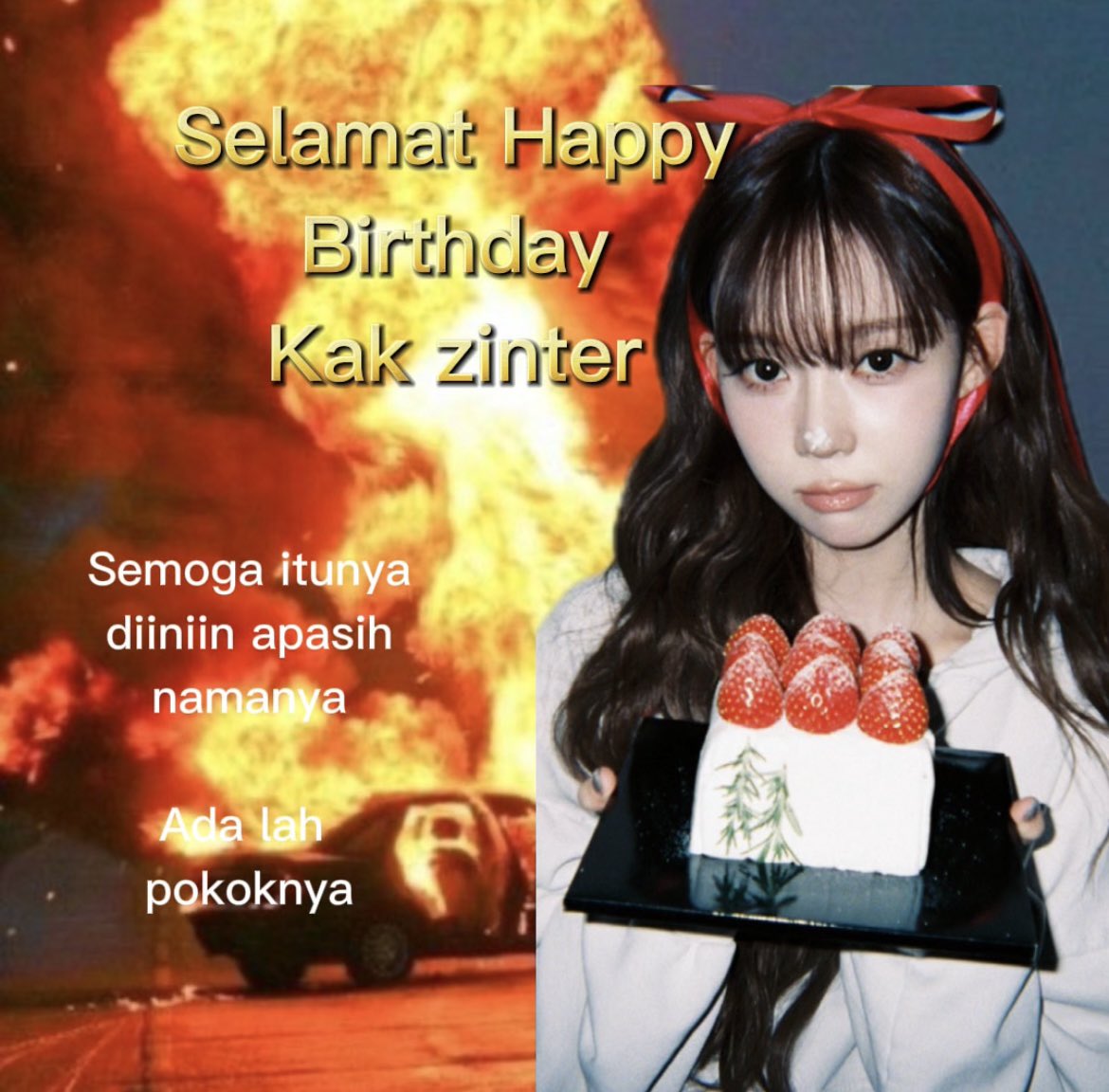 Dohoofn's tweet image. @zinter Happy birthday kakak! I hope you always feel loved, confident, and proud of yourself. Don’t worry, you have a cool little brother who always has your back.