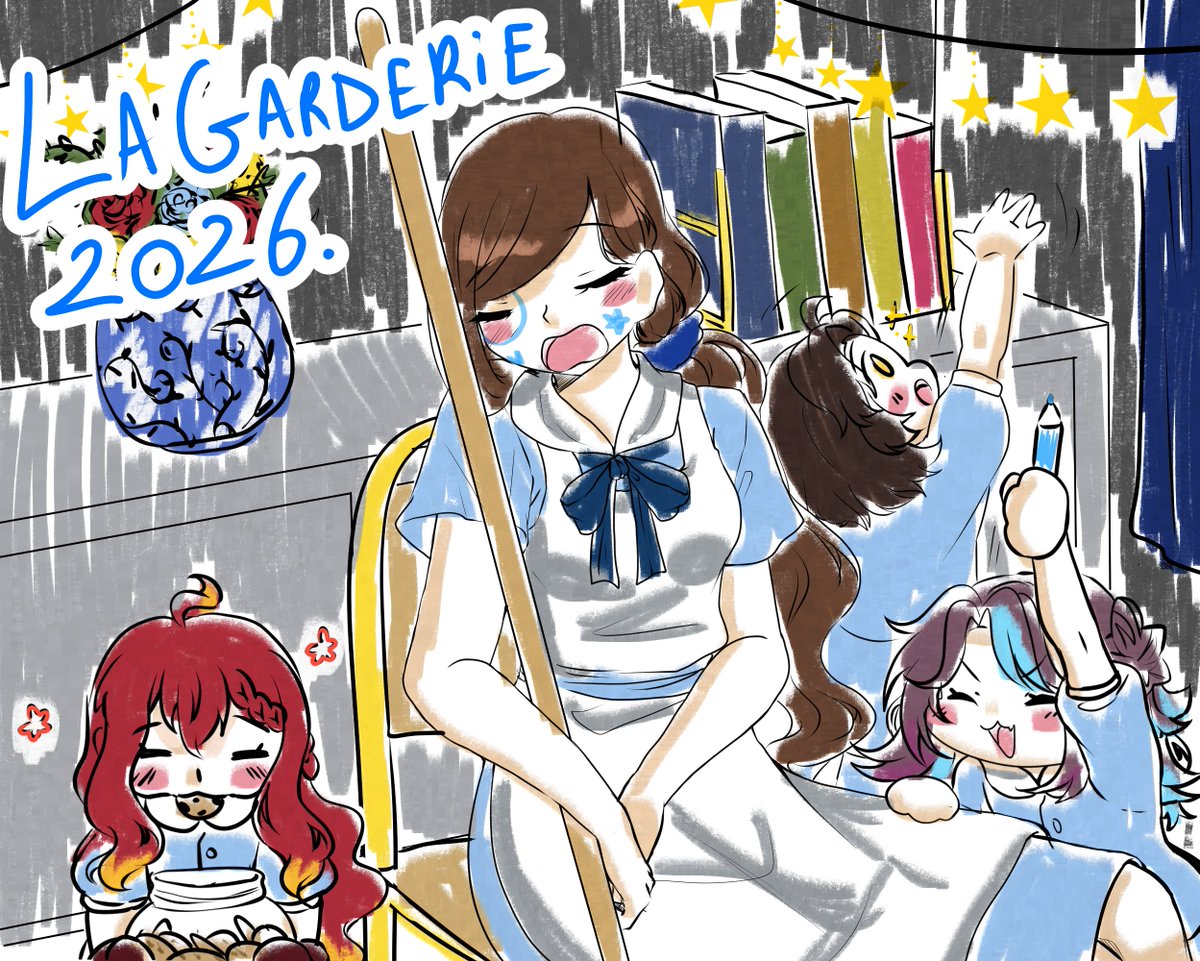 Encore une année à surveiller les enfants de la garderie... <a href="/PleiaTauri/">Tauri Pleia | Artist & Streamer</a> <a href="/Tsuki_Yowokashi/">Tsuki Yowokashi EN</a> <a href="/Mayjuuny/">🦋MayJuuny⭐️</a>