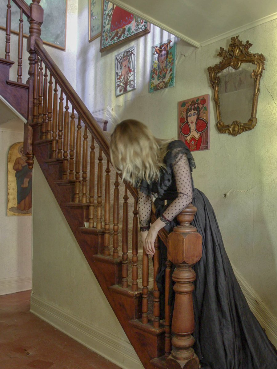 Bela at Castle Dimitrescu, before she turned