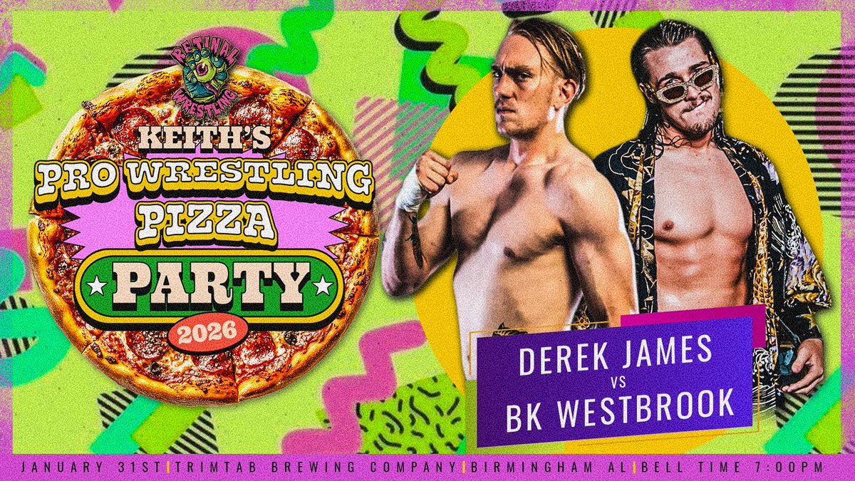 RetinalPW's tweet image. HAPPY NEW YEAR! 

30 DAYS TIL WE GET THE PARTY LIT!

TICKETS FOR "KEITH'S PRO WRESTLING PIZZA PARTY" ON SALE NOW! 

BUY ONLY AT 
RETINALWRESTLING.COM