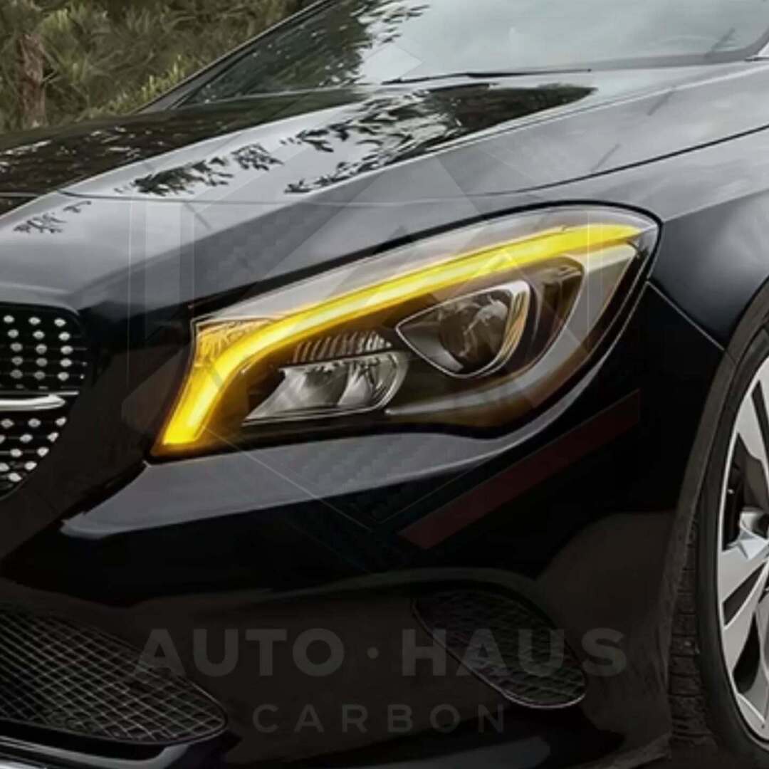 Mercedes A45 CLA45 W176 X/C117 Yellow DRL Boards 2015-2019 💛🖤 instagr.am/p/DS-K8pUjE1g/