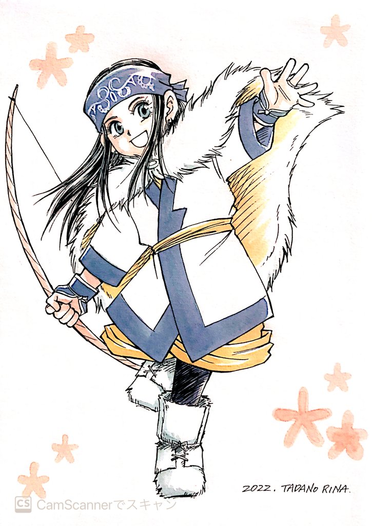 アシㇼパ 「リパさん誕生日おめでとう! 過去絵なのでタグなしで。終わりが近づくのは淋しいけど」|ただのりなのイラスト
