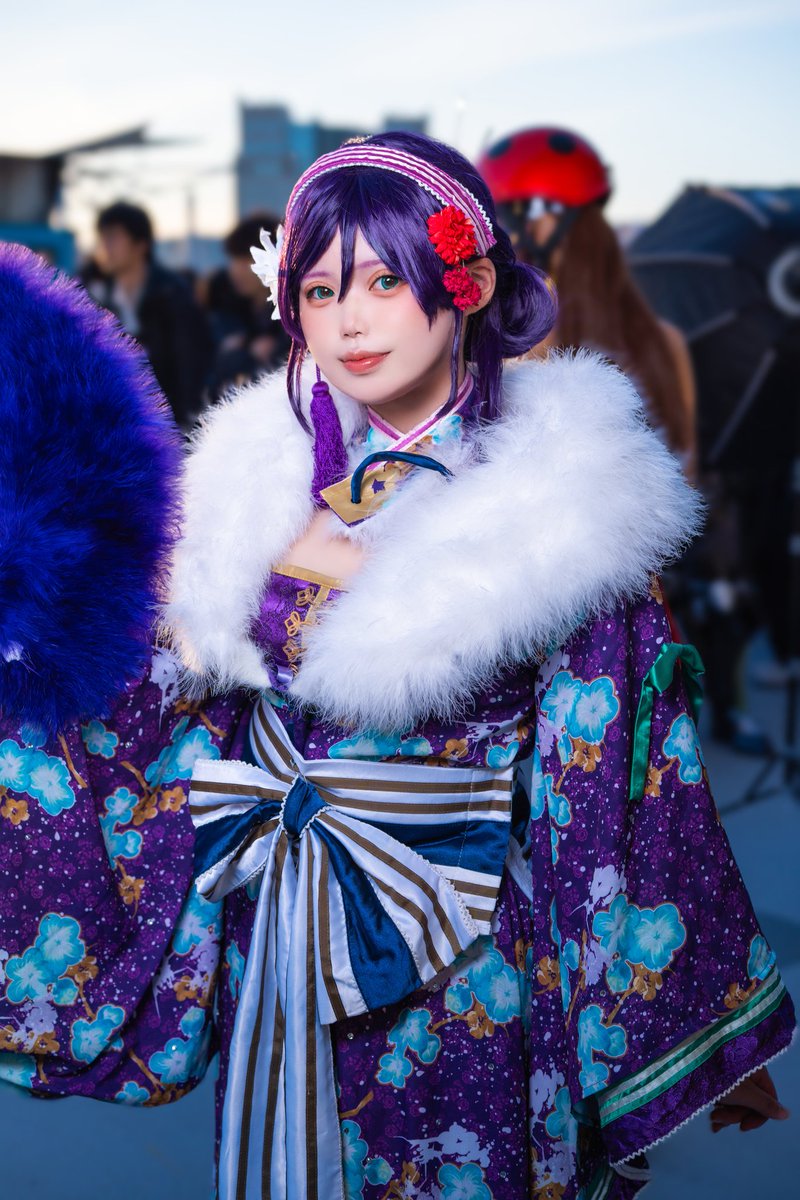1101_yume2's tweet image. 【 Cosplay / コスプレ 】

ラブライブ！  東條希  晴れ着

                                   『 謹賀新年🎍㊗️ 』

 #C107コスプレ  #C107
