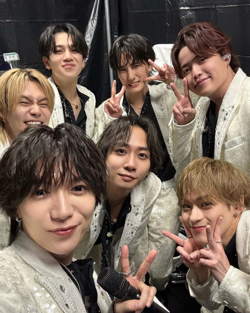 ❤宮近海斗 💚中村海人 🩷七五三掛龍也 🤍川島如恵留 💛吉澤閑也