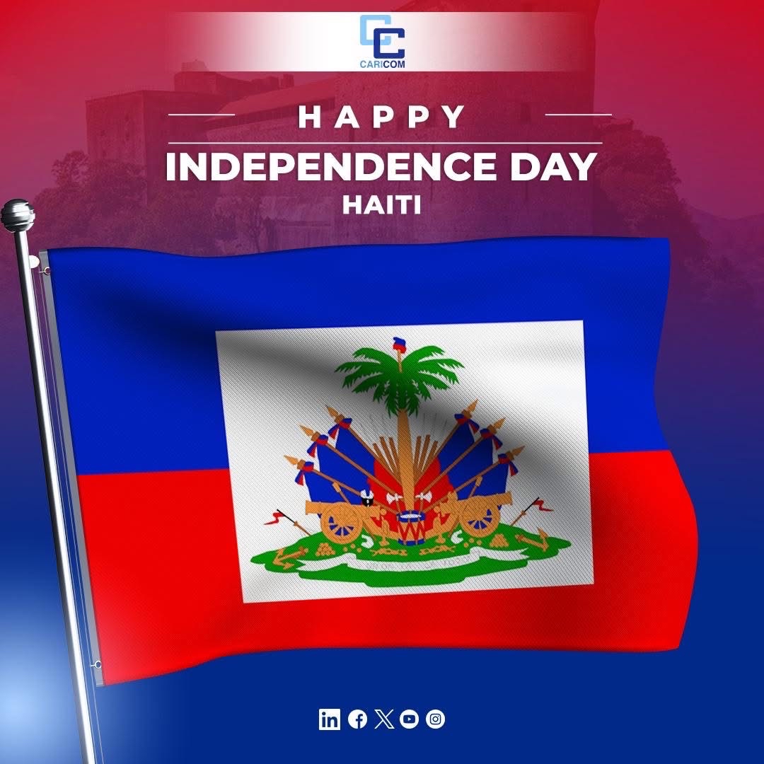 Happy Independence Day, Haiti 🇭🇹