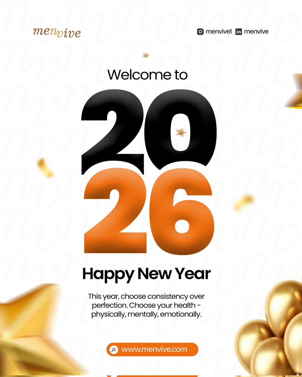 Menvive's tweet photo. Welcome to a prosperous new year, 2026.

All of us at Menvive want to express our heartfelt gratitude for your unwavering trust in us for the past 2025.

We do not take your loyalty for granted.

We're excited to share that 2026 brings more ideas designed to enhance your health. https://t.co/8DtJZ1qys6