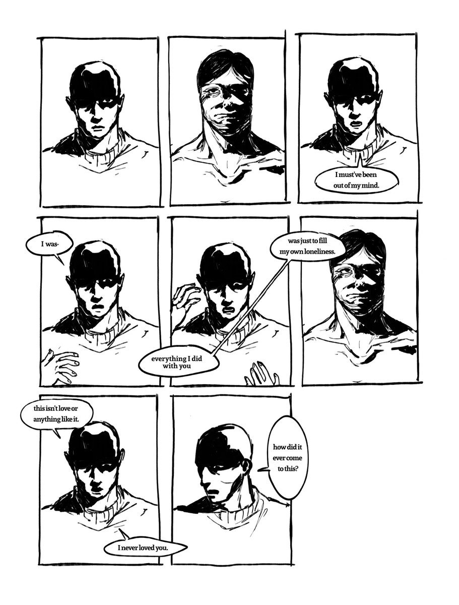 omelettetaste's tweet image. Then why did you do this? 4/9
#palegun #noimnotahuman #ninah