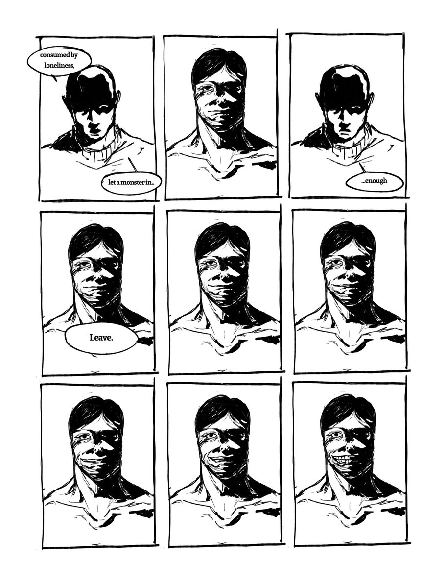 omelettetaste's tweet image. Then why did you do this? 4/9
#palegun #noimnotahuman #ninah