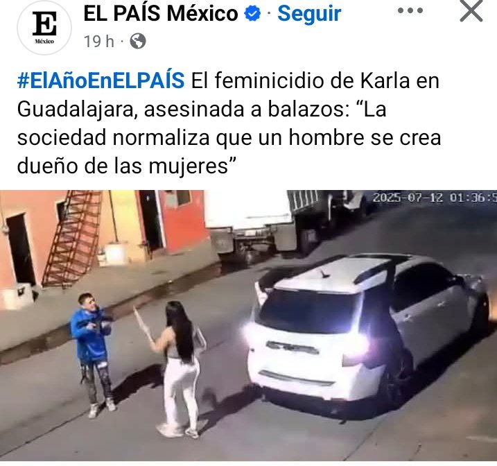 -Karla se junta con un narco.
-Discuten.
-Ella le vandaliza el coche.
-Narco saca un rifle.
-Karla lo amenaza con un cuchillo.
-Disparo de advertencia.
-Continúa acercándose.
-Periodista: "la mataron por que se normaliza que los hombres se crean dueños de las mujeres" 😭