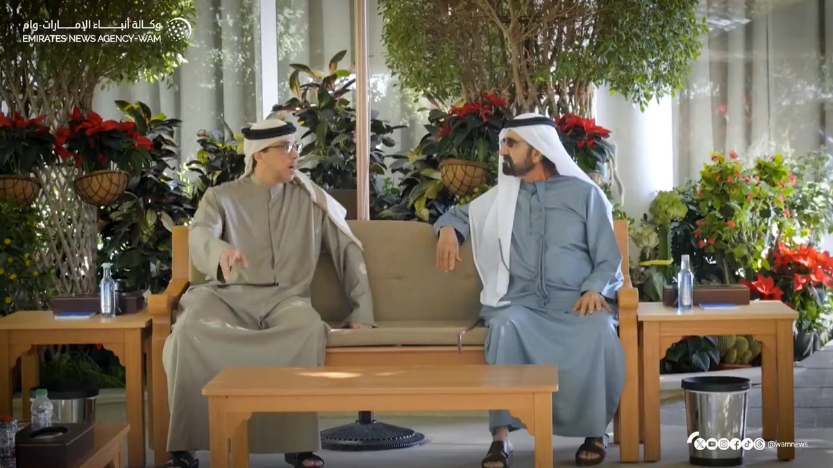 محمد بن راشد يلتقي منصور بن زايد ويبحثان آفاق التنمية الشاملة لرفعة الوطن وخدمة المواطن #وام 