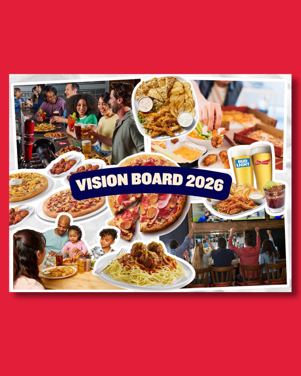 Our 2026 vision? More pizza nights, bigger game days, and zero regrets 🍕✨

#BostonPizza #2026 #NewYear