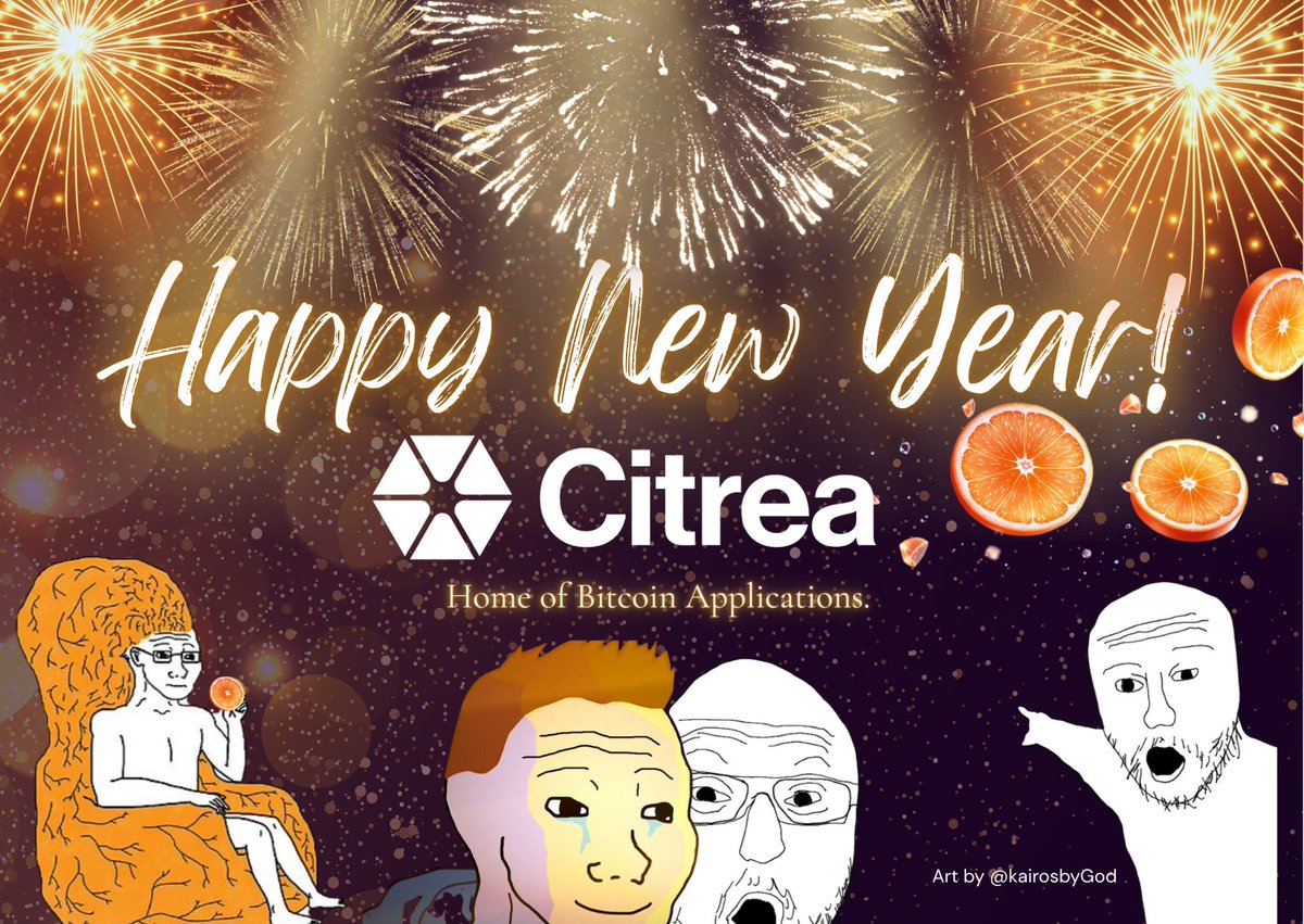 What an amazing and productive 2025!

Happy New Year, <a href="/citrea_xyz/">Citrea</a> !

2025 was a tough year for me, especially testing and discovering countless projects. In the end, nothing surprised me anymore, as most products felt purely redundant such as bridge protocols, DEXs, Layer 1s,
