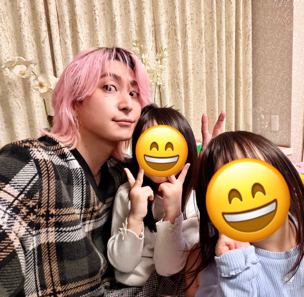 さくま♡ さくまくんきれいなお兄さんすぎる姪っ子ちゃんもいえーい😆なのが