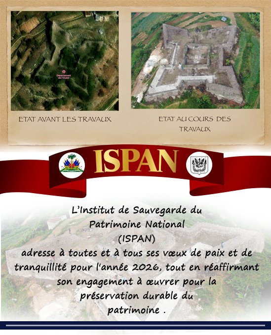 IspanHaiti's tweet photo. L'ISPAN souhaite une bonne fête de l'Indépendance à toutes et à tous ! #patrimwàn #patrimoine #soupjoumou #1erjanvier1804 #Herosdel_indepenance #Ayiti https://t.co/pthFZfzy8a