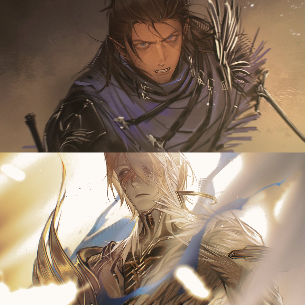 当时脑食罪灵pa的时候最想画的一幕
请把bgm切到shadowbringers和大逆食用