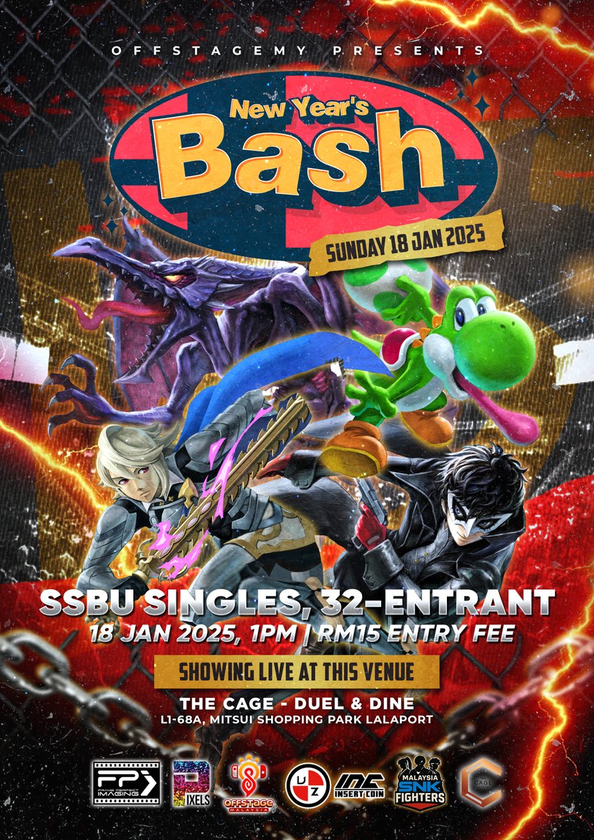 Offstage: Super Smash Bros. Malaysia tweet media
