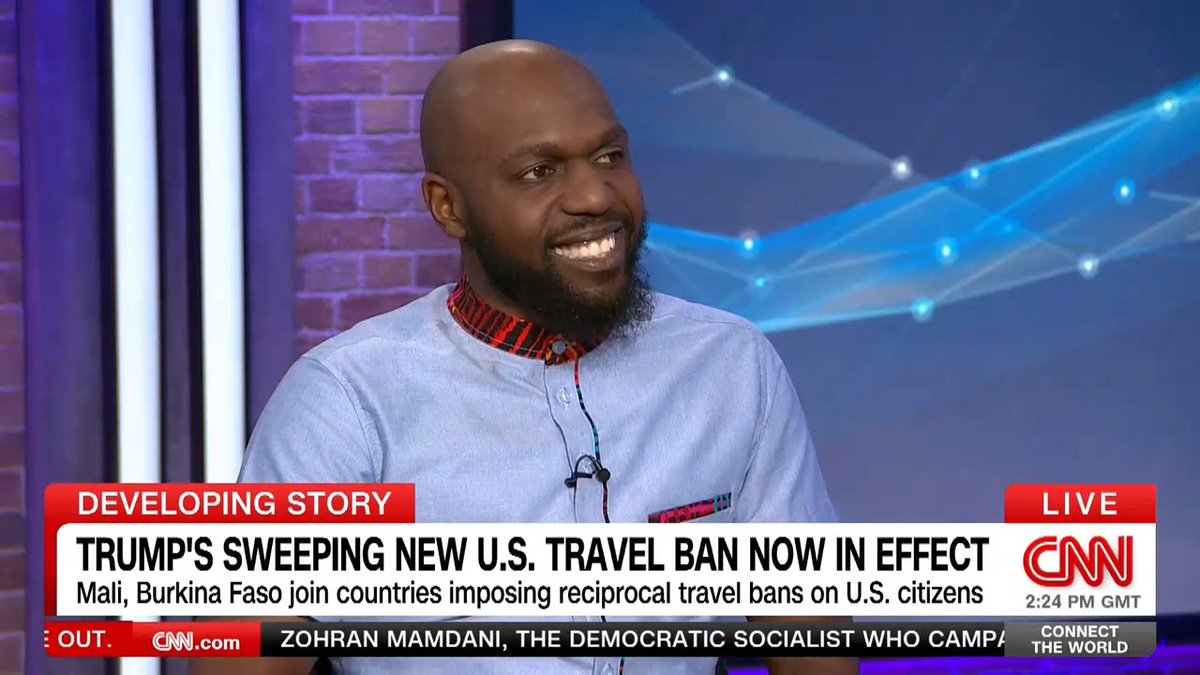 Starting 2026 rocking African print on the news. 

Happy new year! 🥳