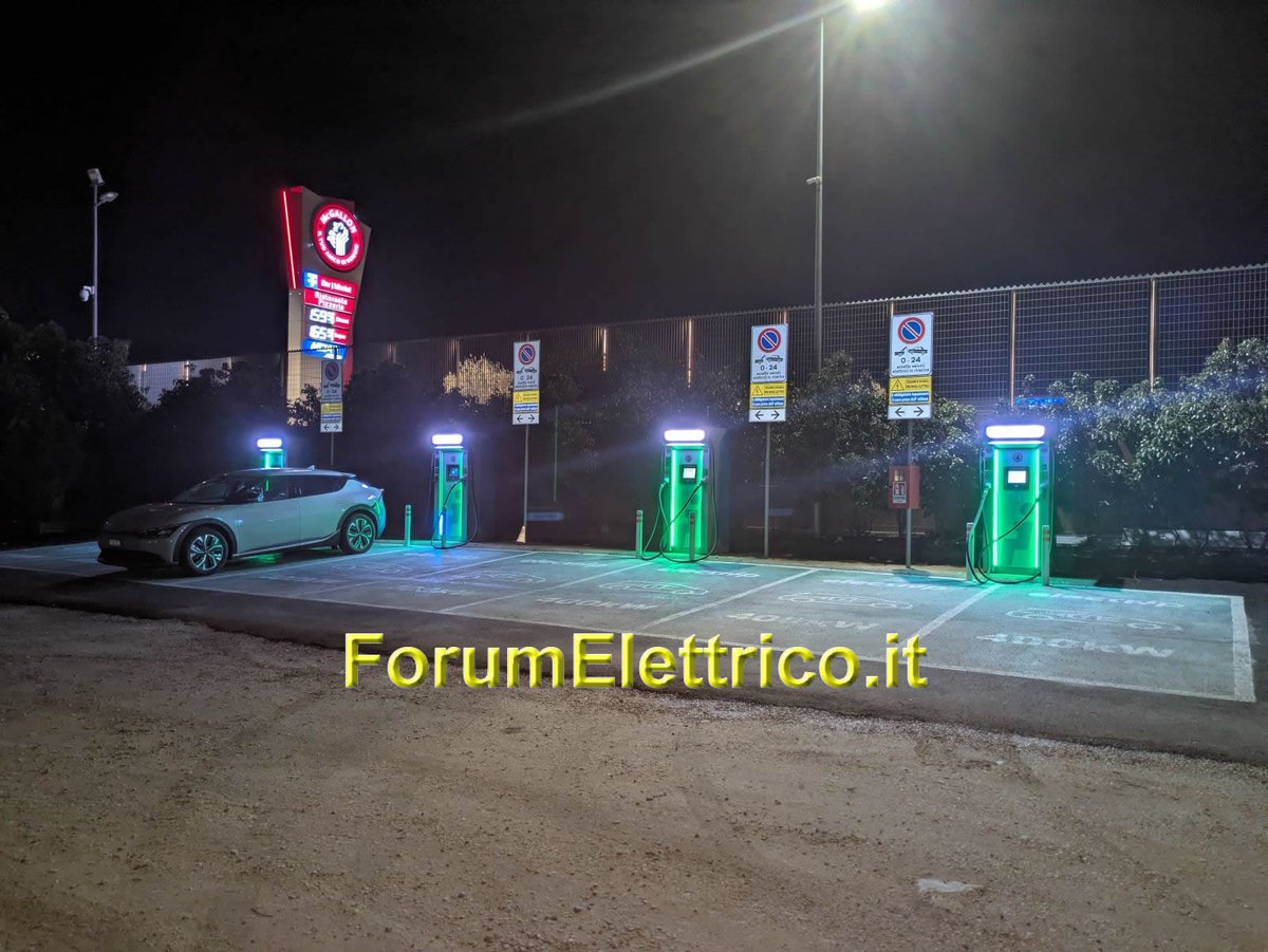 forumelettrico's tweet image. Le stazioni di ricarica Electrip presso l'Orizzonte Village di Andria BT: tutto ok fino ad almeno 231 kW e sono strategiche perché posizionate a soli 2 km dal casello autostradale forumelettrico.it/forum/hpc-elec… #Electrip #Andria #barletta