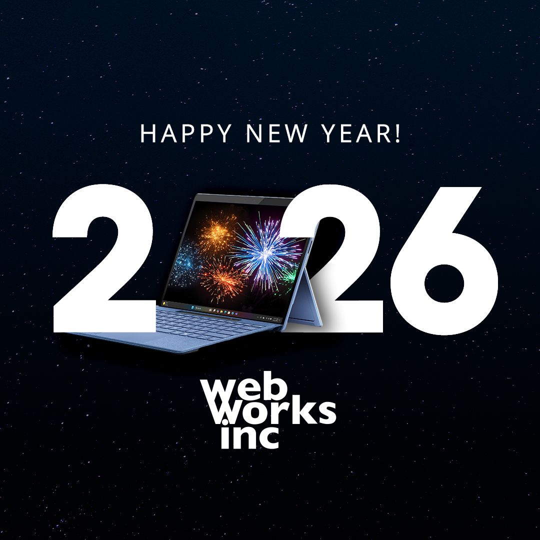 webworksinc's tweet photo. Happy New Year #HappyNewYear #HappyNewYear2026 🍾 Wishing progress and success in 2026! https://t.co/Cye0ETUlbo