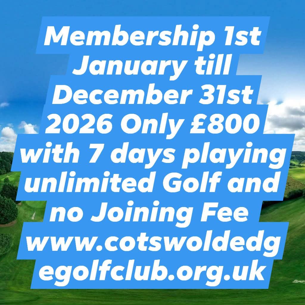 Cotswold Edge Golf tweet media