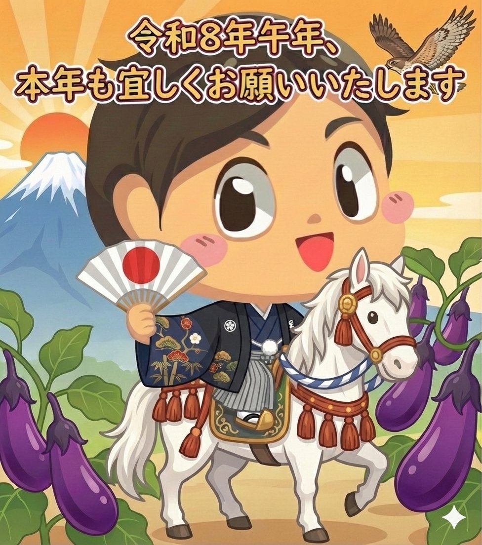 ryo_chi_ba's tweet photo. 明けましておめでとうございます。

引き続きXの方は
リアル生活を最優先にマイペースに浮上してまいります。

手短ではありますが、
フォロワーの皆様、本年も何卒よろしくお願い申し上げます。 https://t.co/Aain4vYX2D