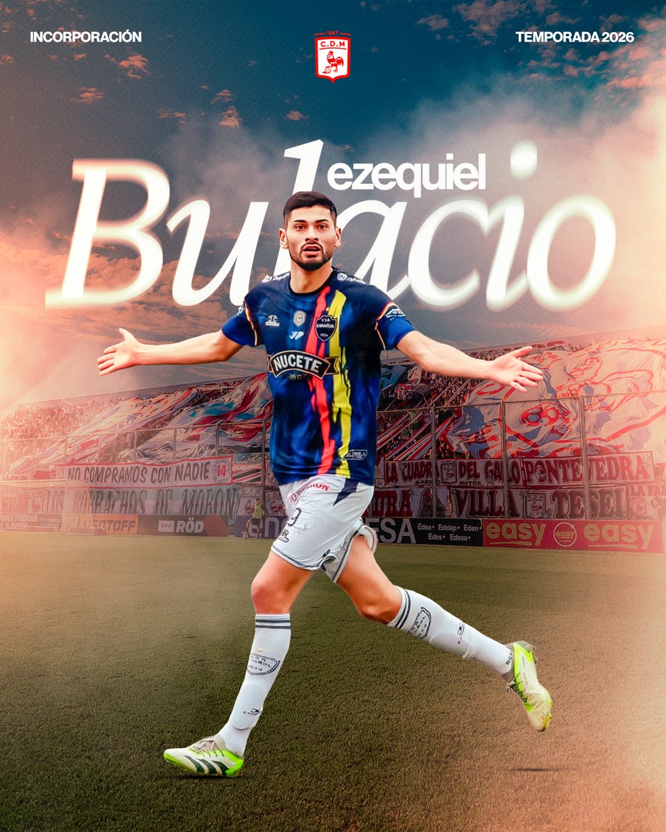 𝗦𝗘𝗚𝗨𝗜𝗠𝗢𝗦 𝗦𝗨𝗠𝗔𝗡𝗗𝗢 😉⚽

✍🏼 David Ezequiel Bulacio, el delantero de 23 años, llega a préstamo de Centro Español y firmó su contrato hasta el 31/12/26.
 
¡Bienvenido, Eze! 💪🏼

#SomosElOeste🐓
