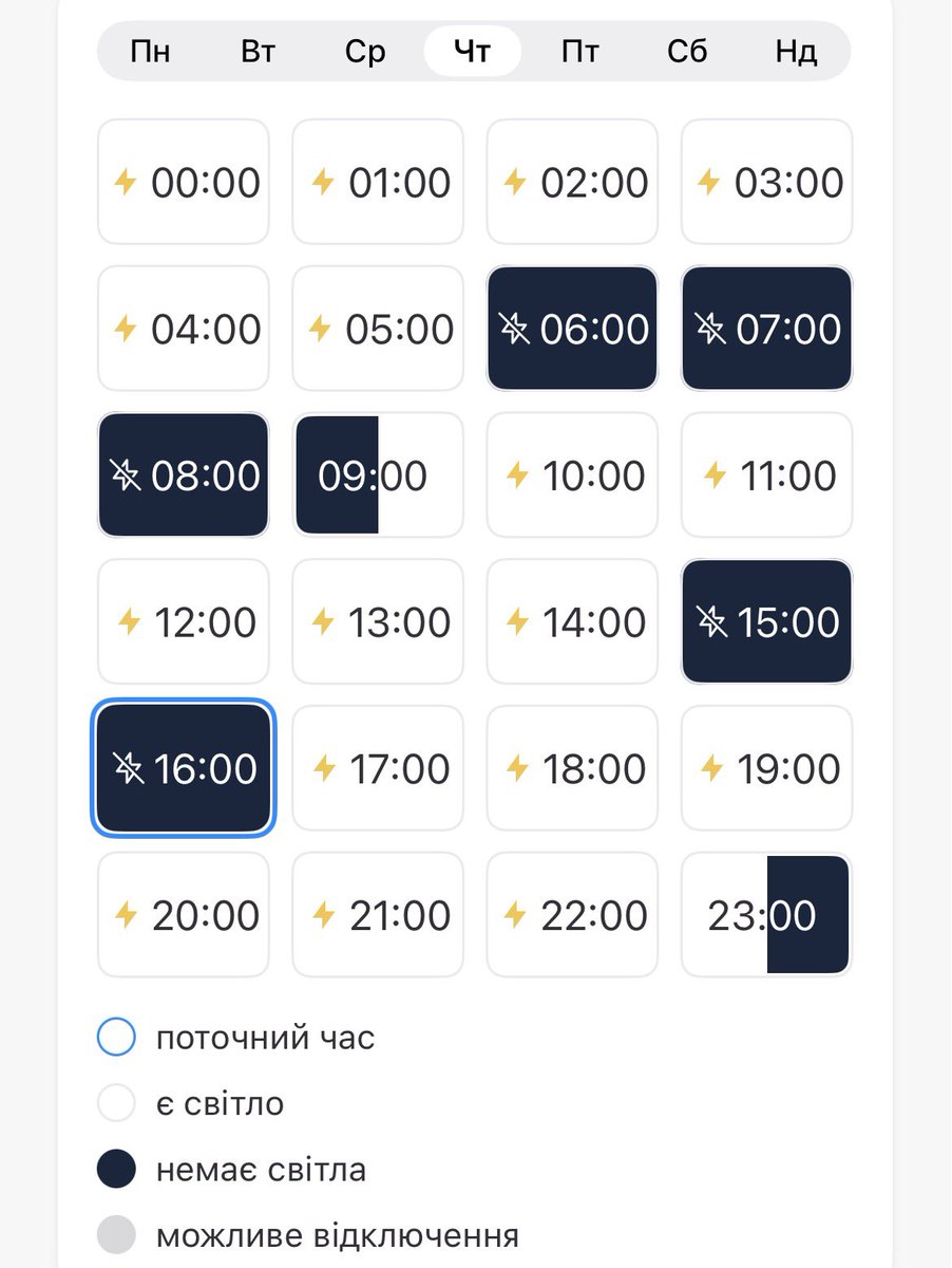 evrlstng_winter's tweet image. Коли обіцяли світло на 6 годин за день, але графік змінився: