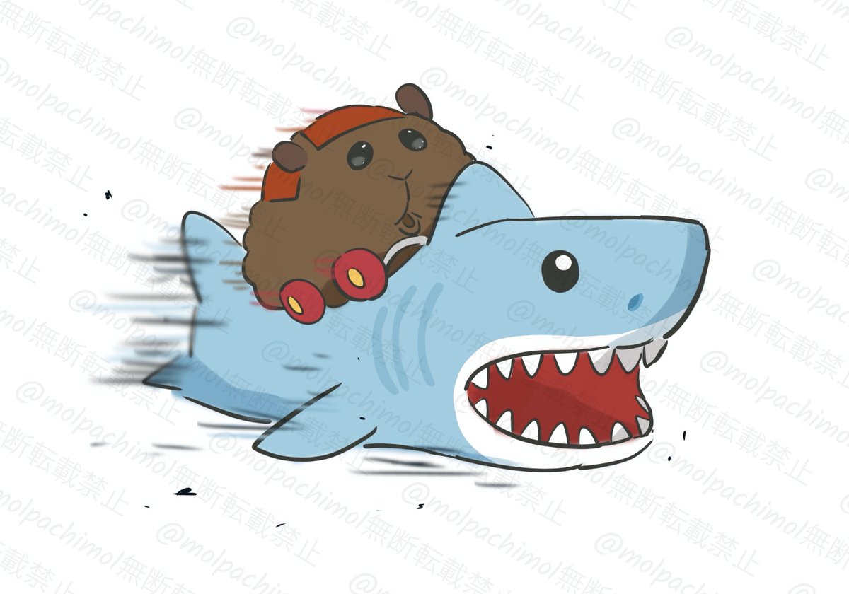 モルカー界隈では多分こう見えていた...はず...🦈
#モルカーファンアート #モルカー