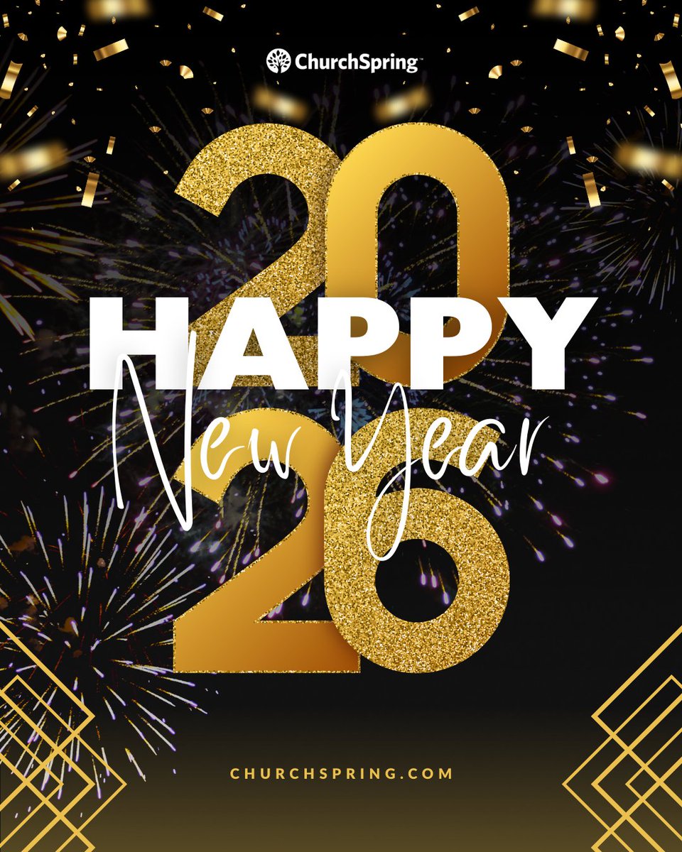 ChurchSpring's tweet image. Praying your ministry is filled with fresh hope, renewed strength, and Gospel impact in the year ahead. 

Here at ChurchSpring, we are so grateful to partner with you in ministry! 🙏💛