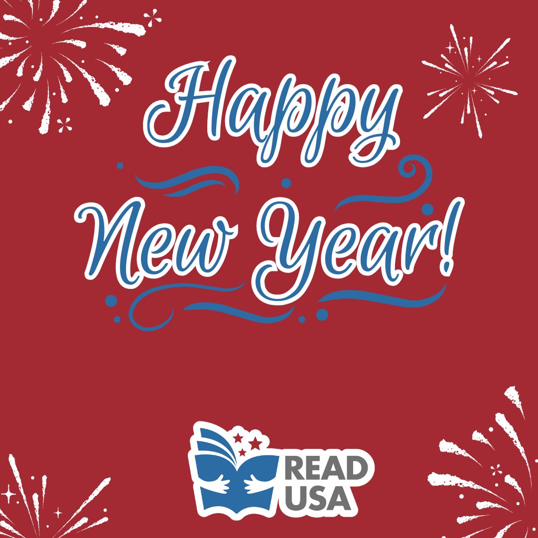 read_usa's tweet photo. As we welcome the new year, we’re filled with gratitude for the community that makes our work possible. Thank you for your support, partnership &amp; belief in our mission. We look ahead with hope and commitment to the impact we can make together.
We wish you a Happy New Year! https://t.co/Kjtte9PxrW