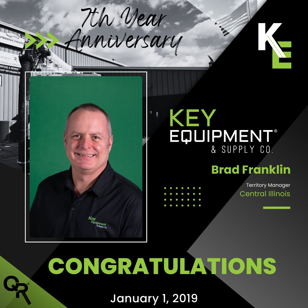 KeyEquip's tweet image. Today, we’re celebrating Brad Franklin on his 7th anniversary with Key Equipment &amp;amp; Supply Co.! Thank you for your dedication and outstanding support to our Central Illinois customers. Congratulations, Brad!
#KeyEquipment #QualityRents #TeamKey #WorkAnniversary #CentralIllinois
