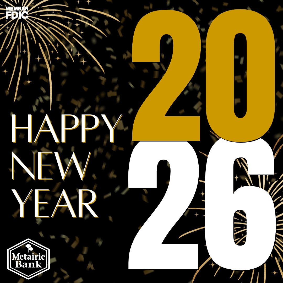 ✨We wish you a Happy New Year✨

Our offices are closed today, January 1st.

#CommunityBank #WeConnectWithYou #Metairie #NewOrleans #Mandeville #Covington