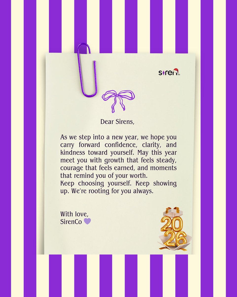 From all of us at Siren, we wish you a Happy and a Prosperous New Year.
To doing even greater things this year!🥂