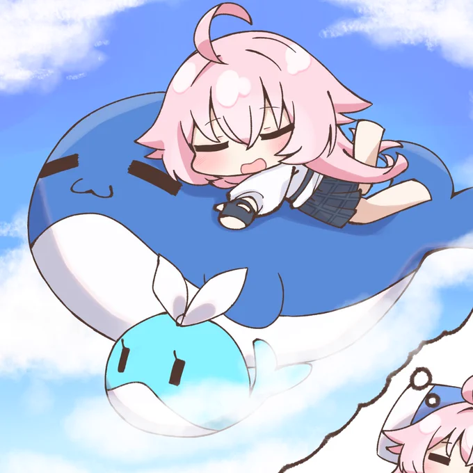うへぇ〜、お空飛んでいるよ〜 #小鳥遊ホシノ生誕祭2026 #ブルアカ